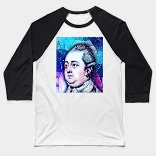 Edward Gibbon Snowy Portrait | Edward Gibbon Artwork 13 Baseball T-Shirt